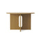 Androgyne Dining Table  option Natural Oak / Natural Oak