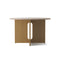 Androgyne Dining Table  option Natural Oak / Sand