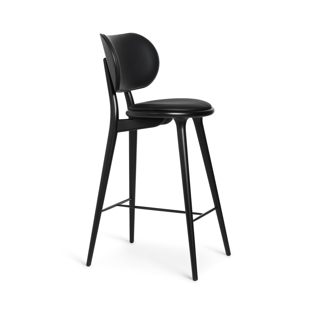 High Stool with Backrest