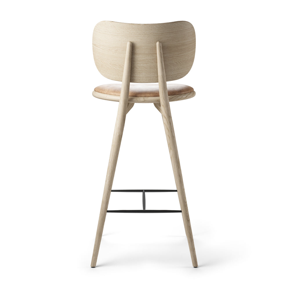 High Stool with Backrest