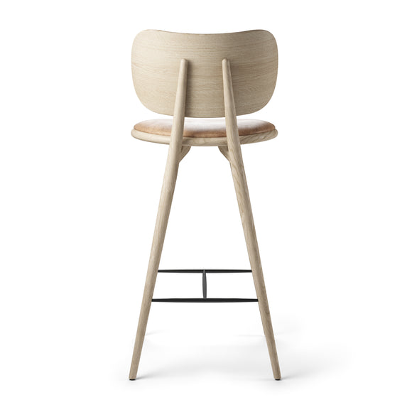 High Stool with Backrest