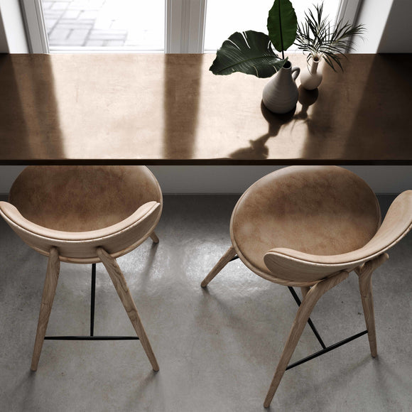 High Stool with Backrest