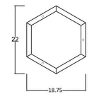 Hexagon LED Wall Sconce