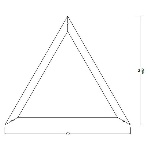 Triangle LED Pendant Light