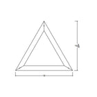 Triangle LED Pendant Light