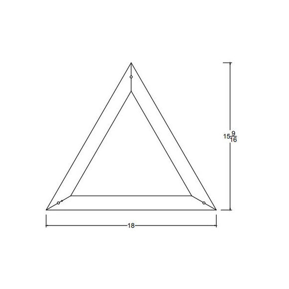 Triangle LED Pendant Light