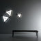 Triangle LED Wall Sconce  option W.Oak Black