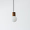 Catkin LED Pendant Light  option Walnut