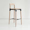 Parkdale Bar Stool  option Black / W. Oak Natural