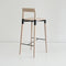 Parkdale Bar Stool  option Black / W. Oak White