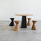 Brockton Dining Table  option Black / W. Oak Natural