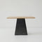 Brackton Dining Table  option Black / W. Oak Natural