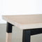 Parkdale Bench  option Black / W. Oak White