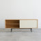 Fairbanks Sideboard  option White / W. Oak Black