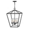 Alford Place 4-Light Outdoor Pendant Light  option Museum Black