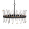 Revel Single Tier Chandelier  option Black