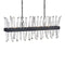 Revel Linear Chandelier  option Black