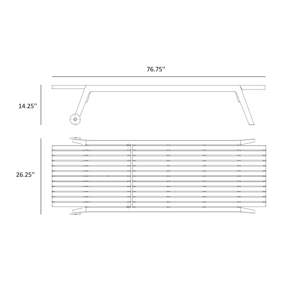 Spritz Outdoor Sun Lounger (Set of 2)