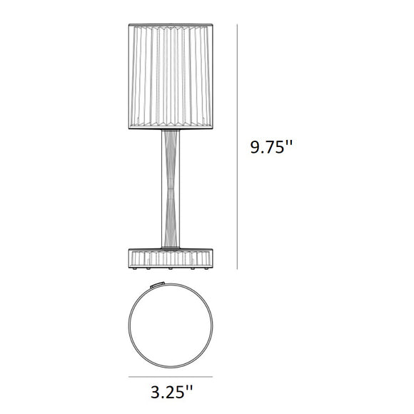 Vondom Gatsby Cylinder Table Lamp 2Modern