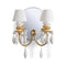 Belle de Nuit 2 Lights Wall Sconce  option Golden Luster