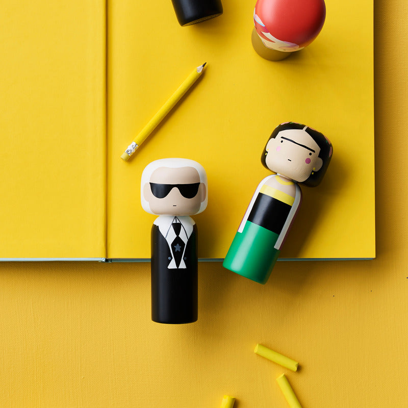Frida Kokeshi Doll