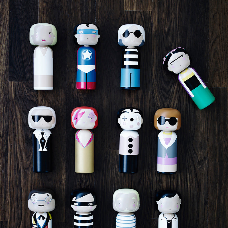 Frida Kokeshi Doll