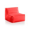 Mareta Lounge Chair  option Plain Red
