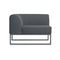 Ploid Corner Sofa  option Plain Anthracite