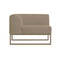 Ploid Corner Sofa  option Plain Bronze