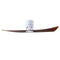 Lindsay LED Ceiling Fan  option Matte White / Walnut