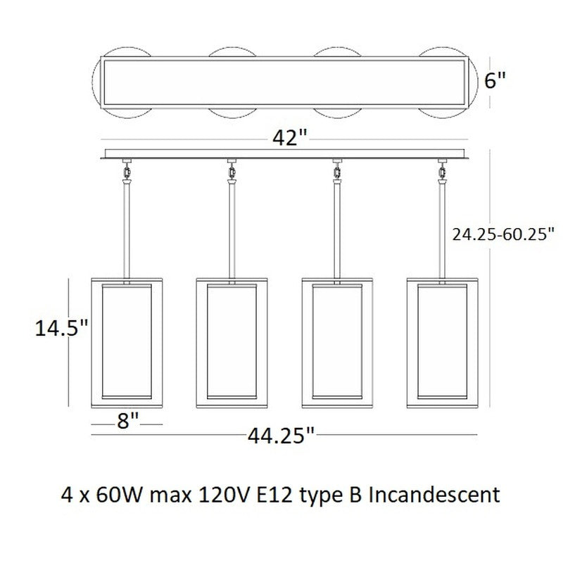 Saturnia Linear Chandelier