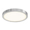 CFLEDR18 Round Outdoor Flush Mount  option Satin Nickel