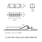Multi-Spot Swivel Recessed Downlight