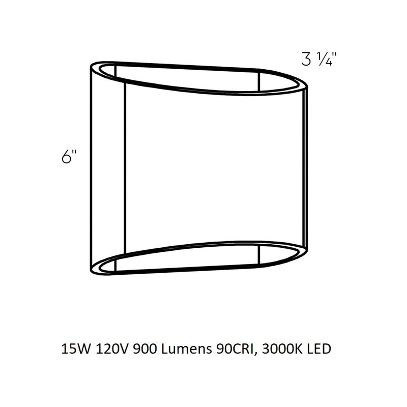 LED Outdoor Wall Sconce H