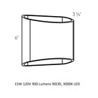 LED Outdoor Wall Sconce H