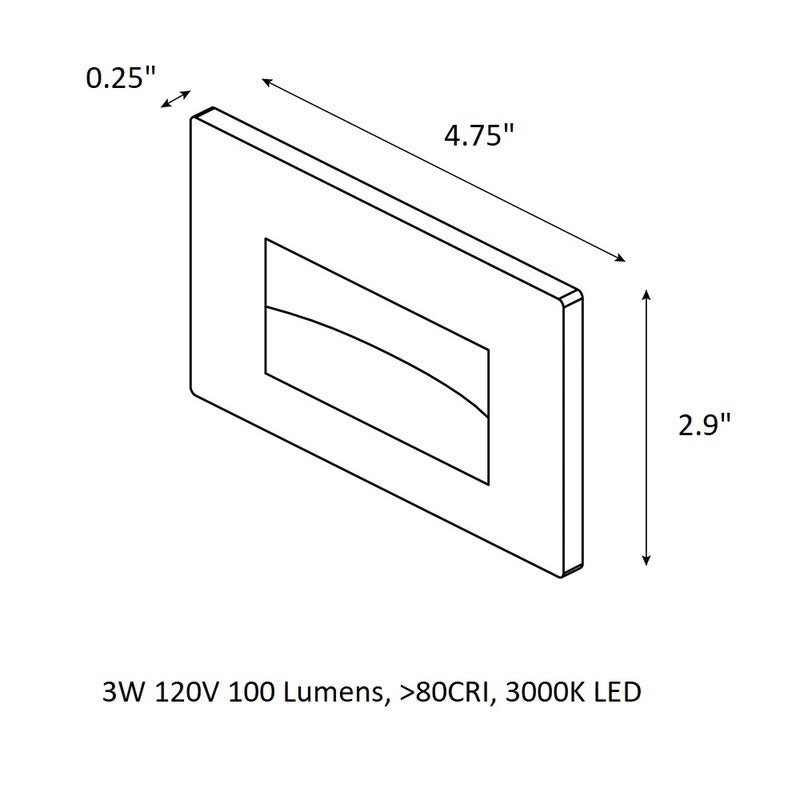 LED Indoor / Outdoor Step Light 5D