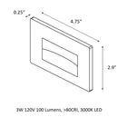 LED Indoor / Outdoor Step Light 5D