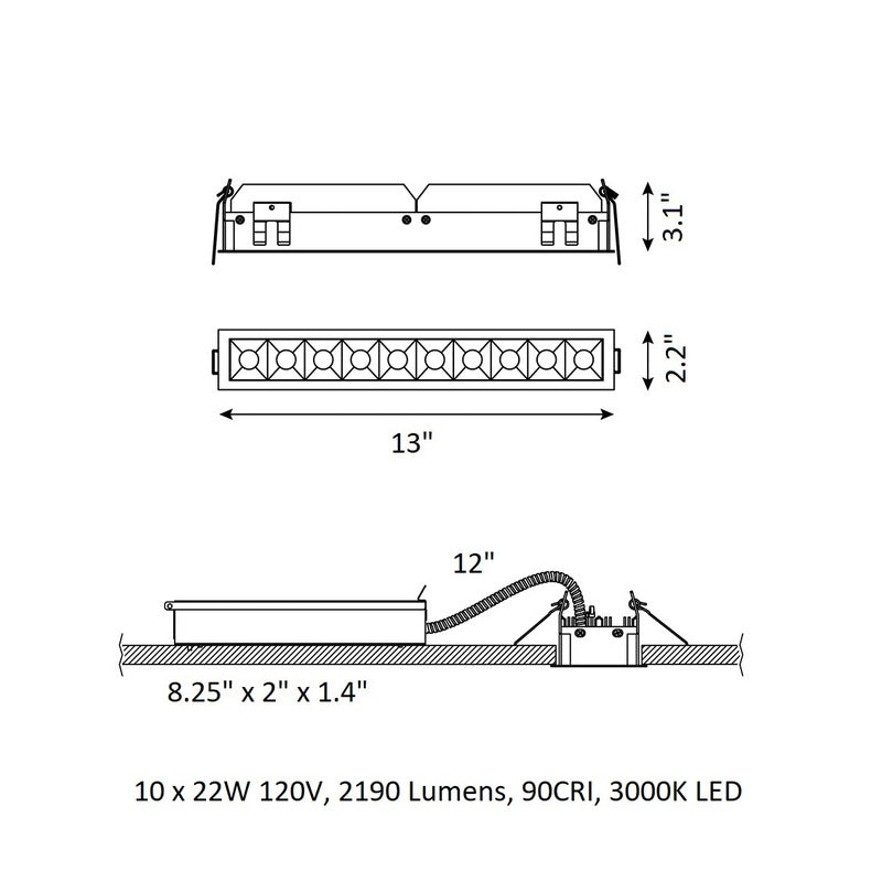 Multi-Spot Recessed Downlight
