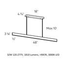LED Slim Pendant Light