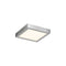 LED Square Outdoor Flush Mount  option Satin Nickel