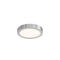 LED Round Outdoor Flush Mount  option Satin Nickel