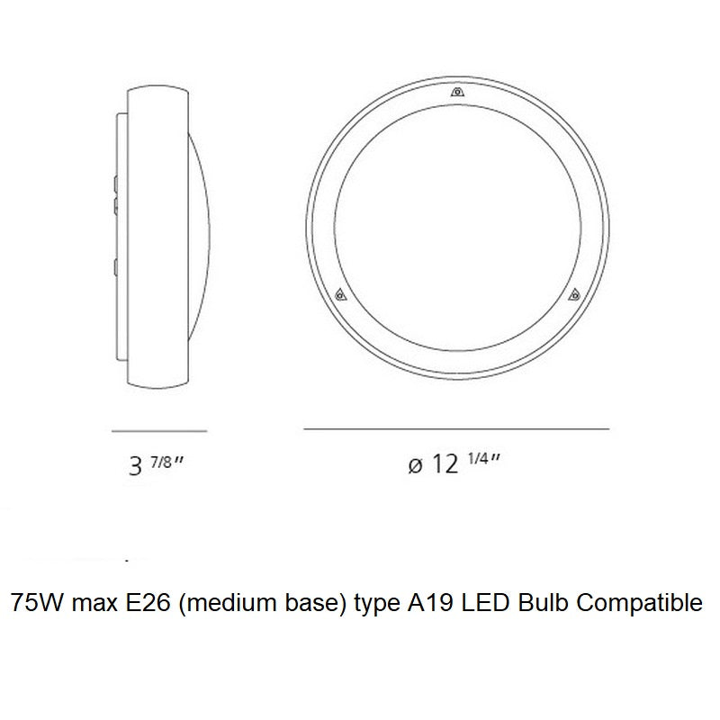 Niki Outdoor Wall/Ceiling Light