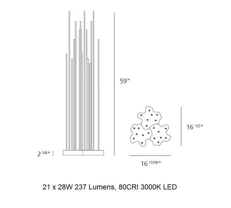 Reed Outdoor Floor Lamp