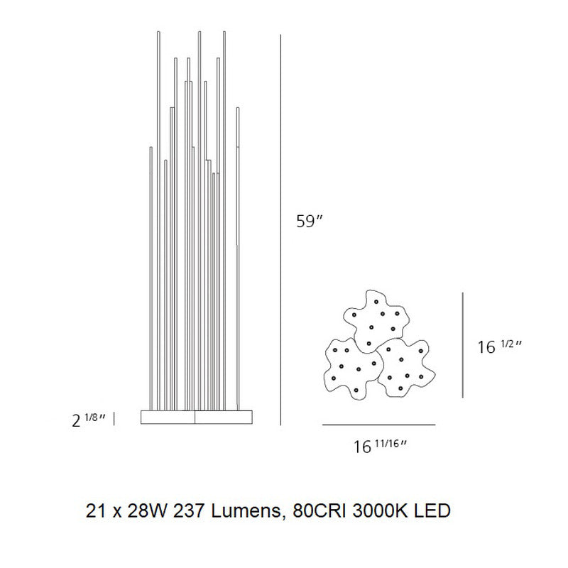 Reed Outdoor Floor Lamp