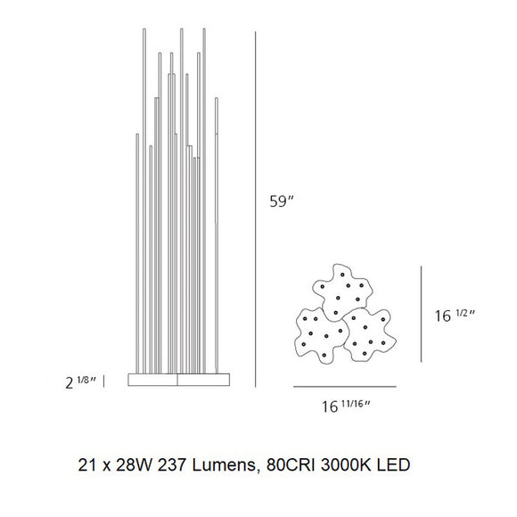 Reed Outdoor Floor Lamp