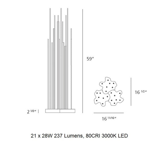 Reed Outdoor Floor Lamp