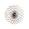 Sunflower Wall Clock  option Birch