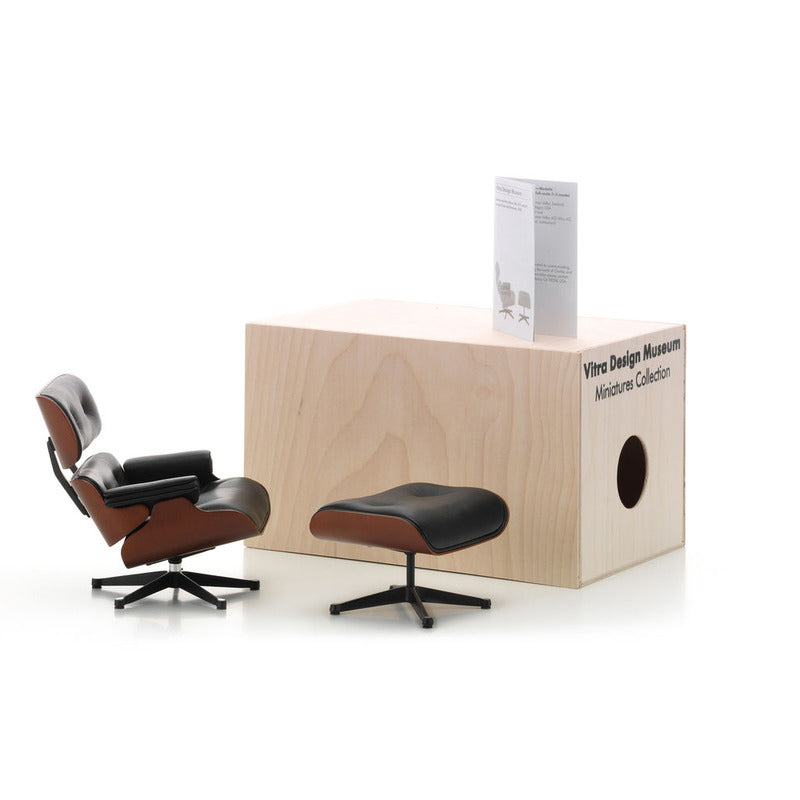Arumeki 様　vitraミニチュアコレクションEames DSW Vitra Miniatures Eames Lounge Chair and Ottoman - 2Modern