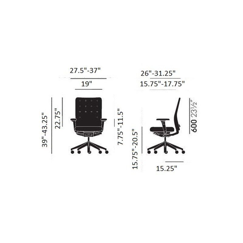 Vitra ID Trim Office Chair - 2Modern
