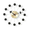 Nelson Ball Wall Clock  option Black/Brass